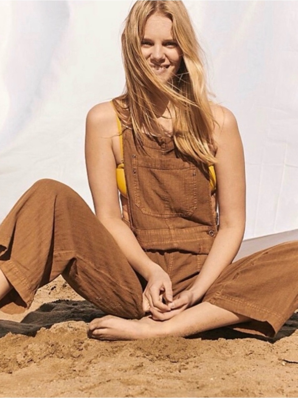 Free People 
Natural Sights Overalls